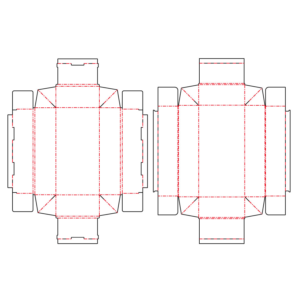 一般的なキャラメル式の箱です。