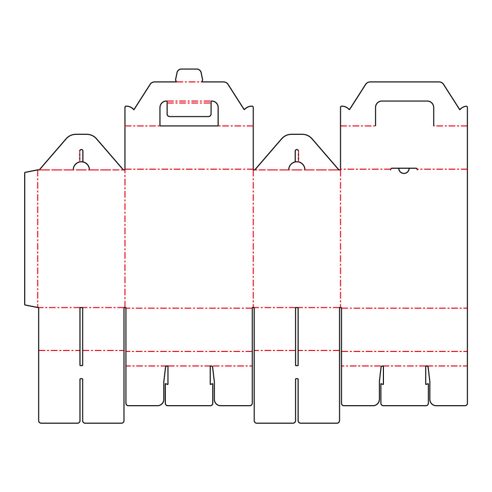 ピロー形式の箱にマチがあるタイプです。曲面にデザイン性があります。
